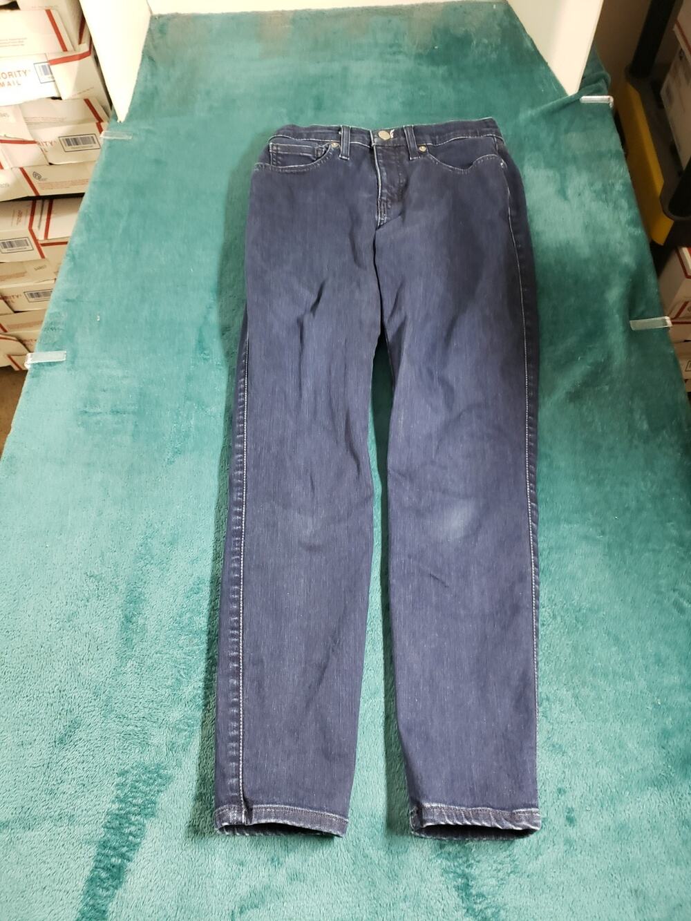 Lucky Brand Jeans Size 0 Womens Blue Stretch Pants Mid Rise Ava Skinny